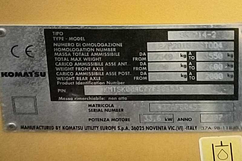 OmecoHub - Immagine KOMATSU SK714-2
